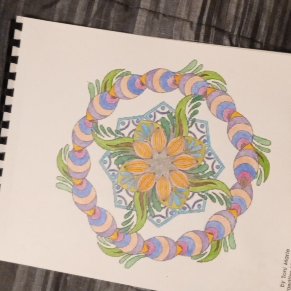 25 Fun Mandala Circles Coloring Book - Picture 2 of 13